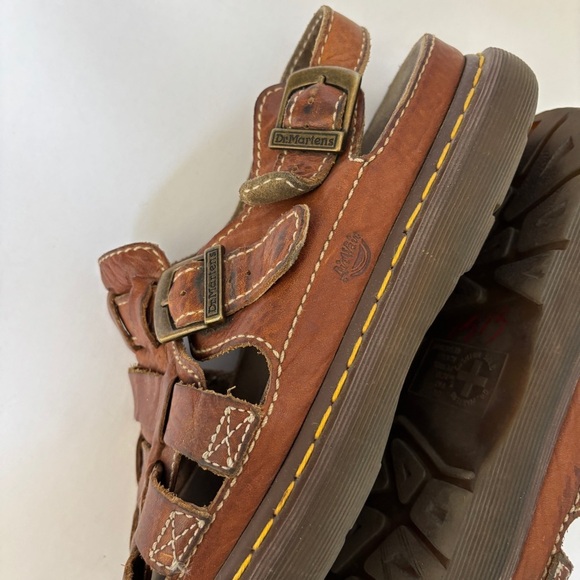 Dr. Martens Mens vintage 8092 Brown Leather chunky Y2K Fisherman Sandals size 13 main image 12